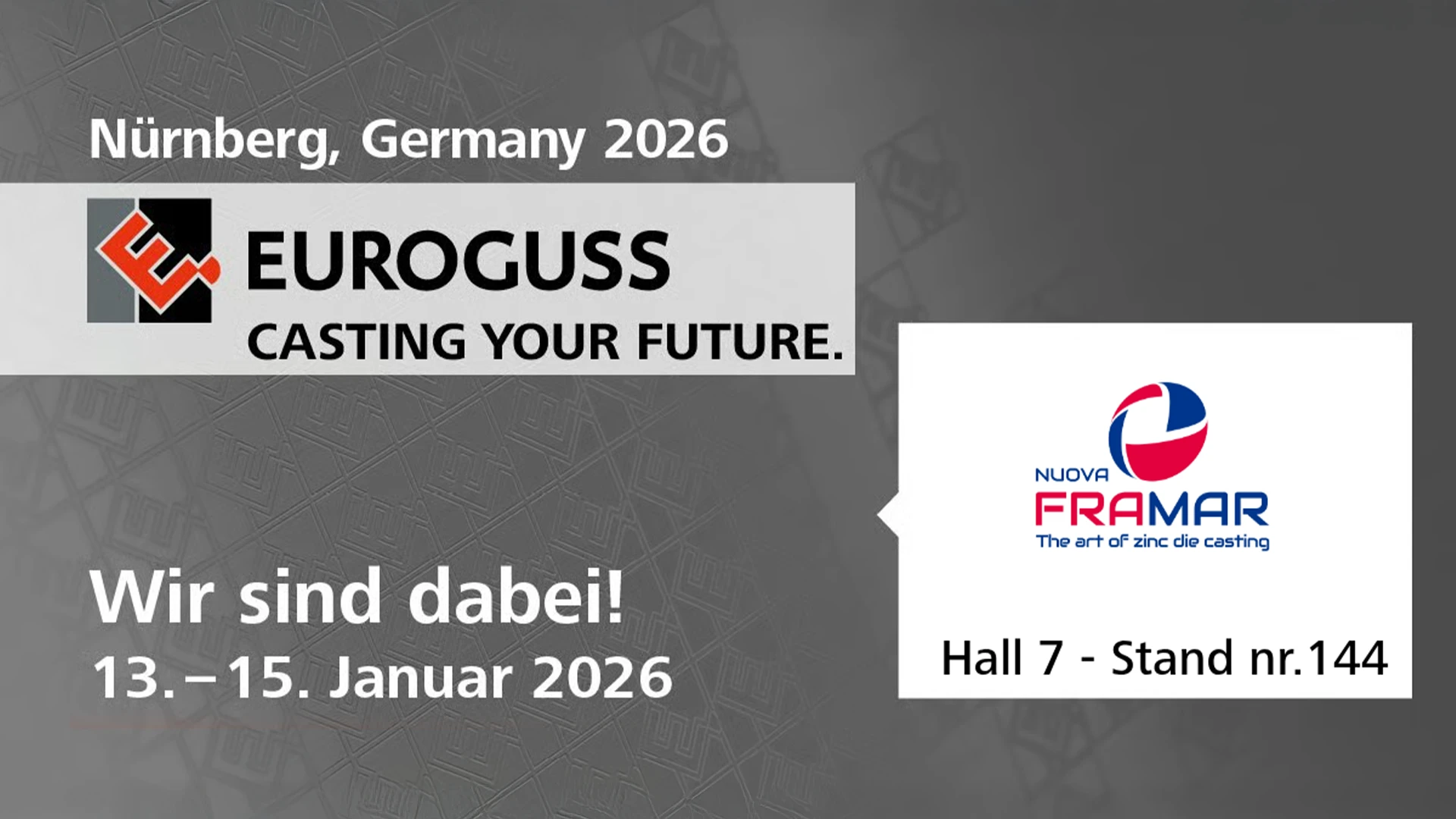 nuova framar a euroguss 2026-ted